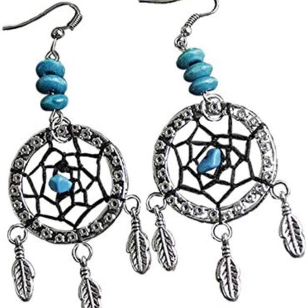 Dream Catcher Dangling Earrings
